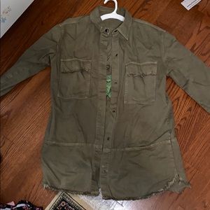 ZARA green utility jacket
